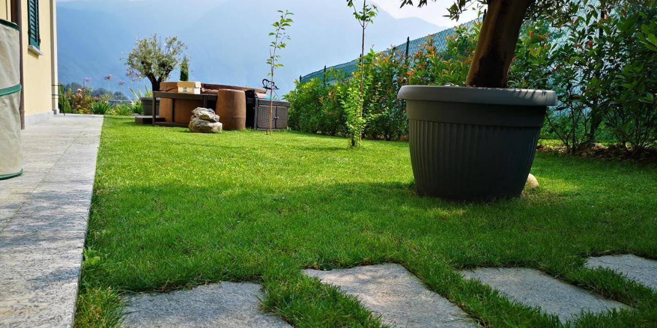 Magic Garden With Jacuzzi-Pool And Luxury Lake Como View Lenno Exterior foto